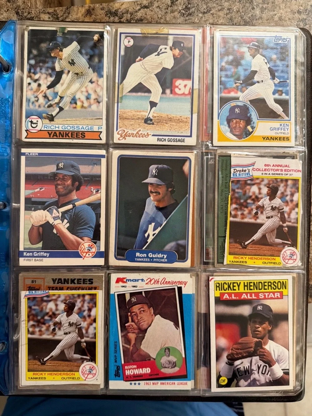 Vintage Baseball Card Binder Lot (ft. Yankees, Kirby Puckett and other HOF’ers)